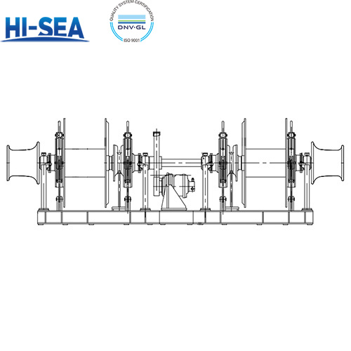 24mm Marine Hydraulic Combined anchor windlass